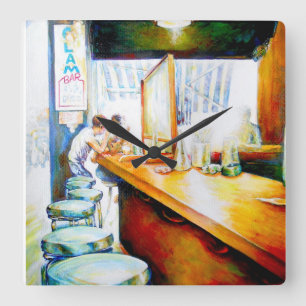 Emotional to Motivate, Logic to Justify Square Wall Clock