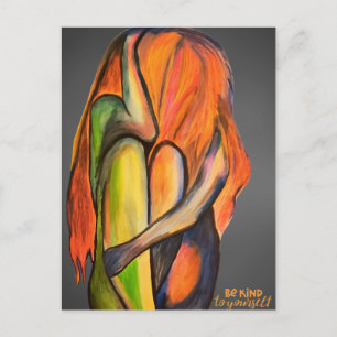 Emotionales Be Kind yourself Design Postcard