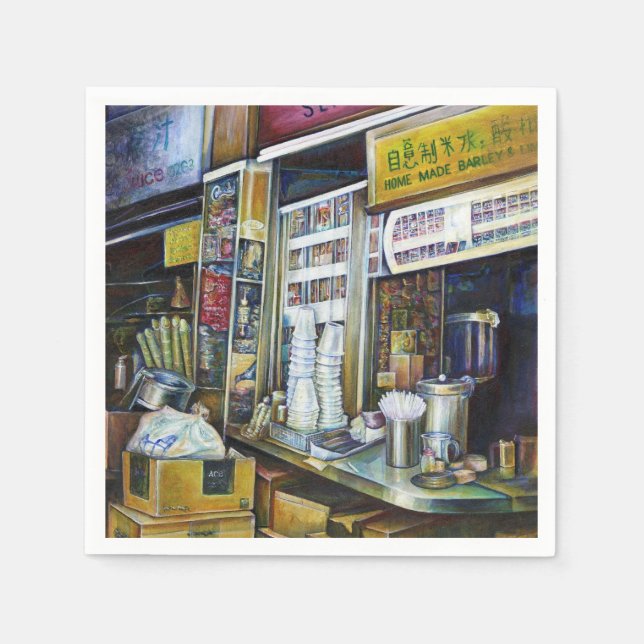 Emotionally Charged Forces of Light, Singapore Napkin (Front)