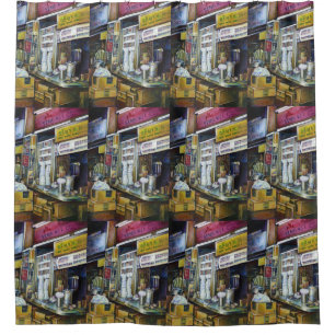 Emotionally Charged Forces of Light, Singapore Shower Curtain