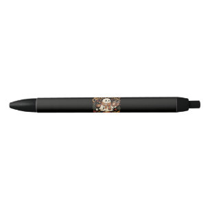 Emotionally Checked Into Fall Autumn Halloween Black Ink Pen