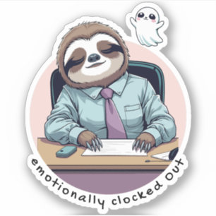 Emotionally Clocked Out – Introvert Mood Humour