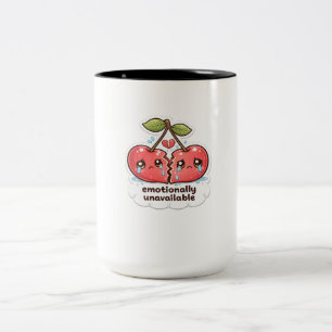 Emotionally Red Cherry Mugs