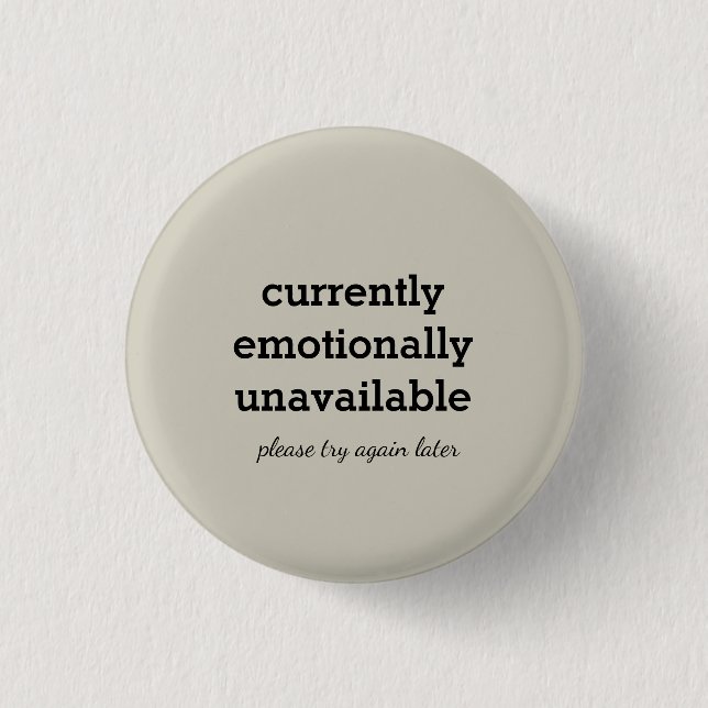 emotionally unavailable antisocial pin (Front)