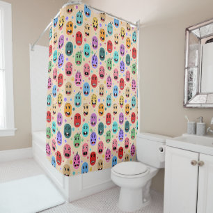 Emotions Colourful Faces Shower Curtain