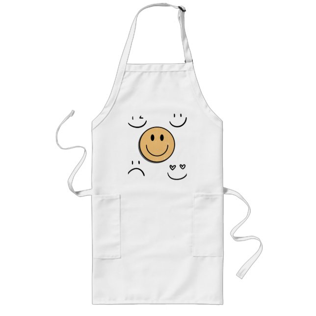 Emotions, faces and animated long apron (Front)