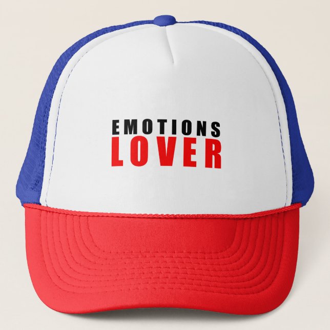 Emotions lover trucker hat (Front)