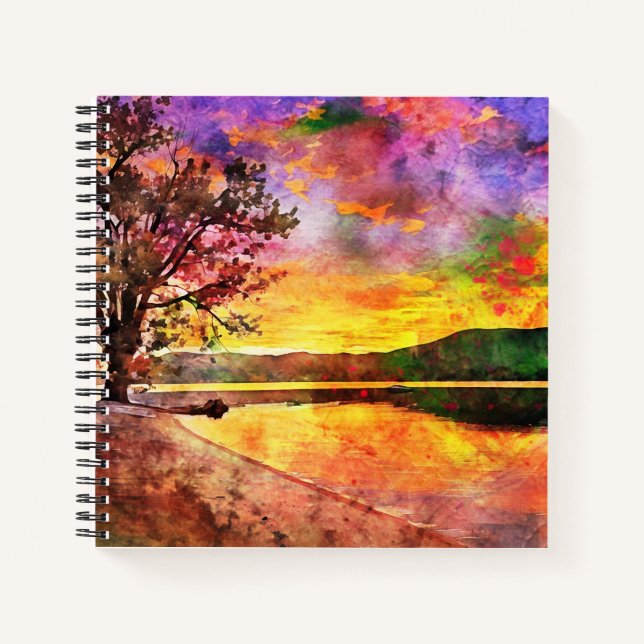 Emotions of the Sunrise at The Great Sacandaga Lak Notebook (Front)