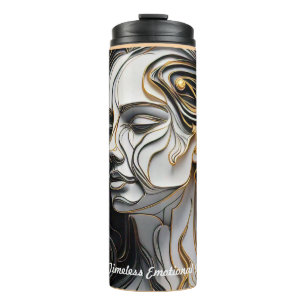 "Emotive Outline Expressions" Thermal Tumbler