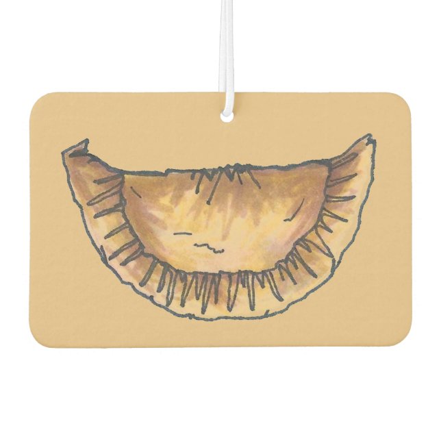 Empanadas Latin South American Fried Pastries Food Car Air Freshener (Front)