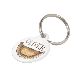 Empanadas Latin South American Fried Pastries Food Pet Tag