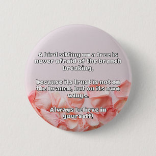 Empath Belief Positive Encouragement Quote 6 Cm Round Badge