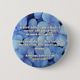 Empath Belief Positive Encouragement Quote 6 Cm Round Badge