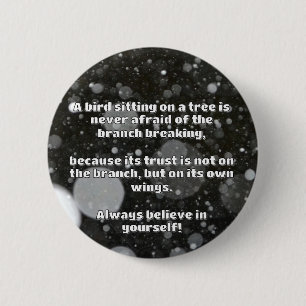 Empath Belief Positive Encouragement Quote 6 Cm Round Badge