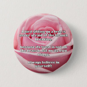Empath Belief Positive Encouragement Quote 6 Cm Round Badge