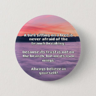 Empath Belief Positive Encouragement Quote 6 Cm Round Badge