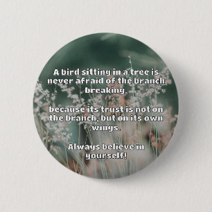 Empath Belief Positive Encouragement Quote 6 Cm Round Badge