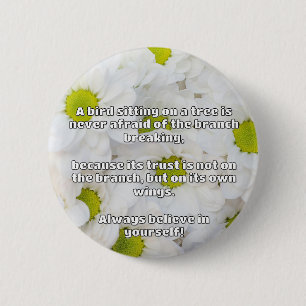 Empath Belief Positive Encouragement Quote 6 Cm Round Badge