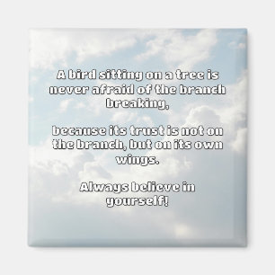 Empath Belief Positive Encouragement Quote  Magnet