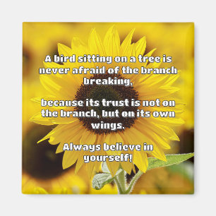 Empath Belief Positive Encouragement Quote Magnet