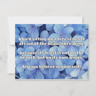 Empath Belief Positive Encouragement Quote Postcard