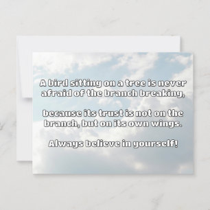 Empath Belief Positive Encouragement Quote Postcard