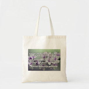 Empath Belief Positive Encouragement Quote Tote Bag