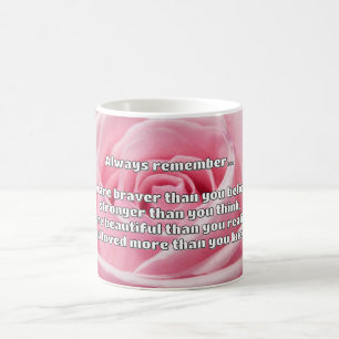 Empath Bravery Positive Encouragement Quote Coffee Mug