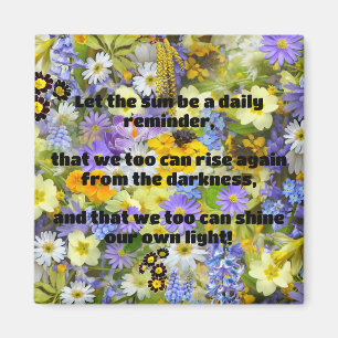 Empath Shine Positive Encouragement Quote  Magnet