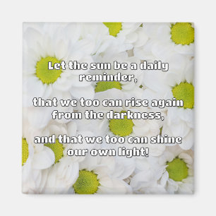Empath Shine Positive Encouragement Quote Magnet