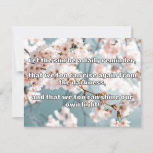 Empath Shine Positive Encouragement Quote Postcard