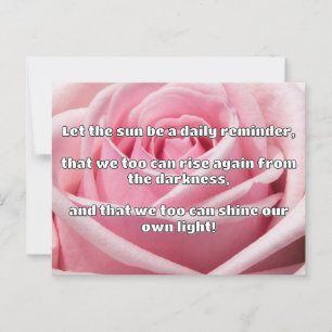Empath Shine Positive Encouragement Quote Postcard