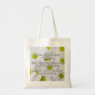 Empath Shine Positive Encouragement Quote  Tote Bag