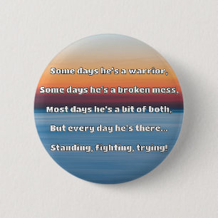 Empath Strength Positive Quote Encouragement  6 Cm Round Badge