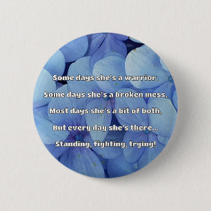 Empath Strength Positive Quote Encouragement  6 Cm Round Badge