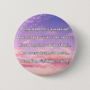 Empath Strength Positive Quote Encouragement  6 Cm Round Badge