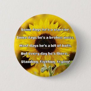 Empath Strength Positive Quote Encouragement  6 Cm Round Badge