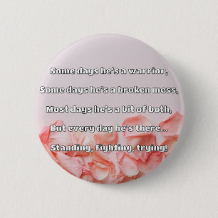 Empath Strength Positive Quote Encouragement 6 Cm Round Badge