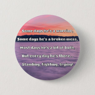 Empath Strength Positive Quote Encouragement 6 Cm Round Badge