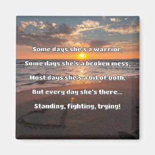 Empath Strength Positive Quote Encouragement Magnet