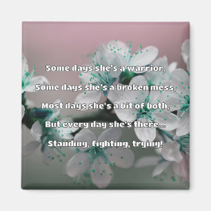 Empath Strength Positive Quote Encouragement  Magnet