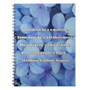 Empath Strength Positive Quote Encouragement Notebook