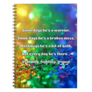 Empath Strength Positive Quote Encouragement  Notebook