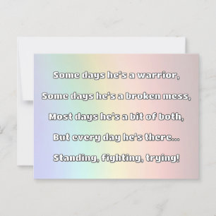 Empath Strength Positive Quote Encouragement Postcard