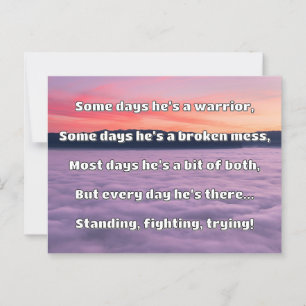 Empath Strength Positive Quote Encouragement Postcard