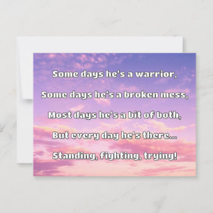 Empath Strength Positive Quote Encouragement Postcard