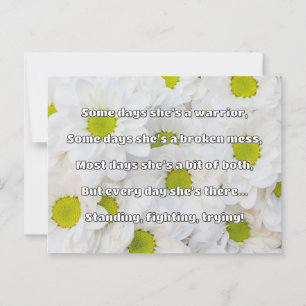 Empath Strength Positive Quote Encouragement  Postcard
