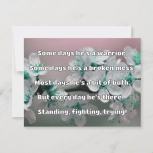 Empath Strength Positive Quote Encouragement Postcard