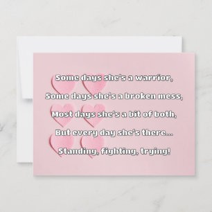 Empath Strength Positive Quote Encouragement Postcard