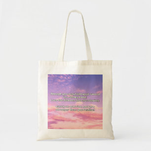 Empath Warrior Positive Quote Encouragement  Tote Bag